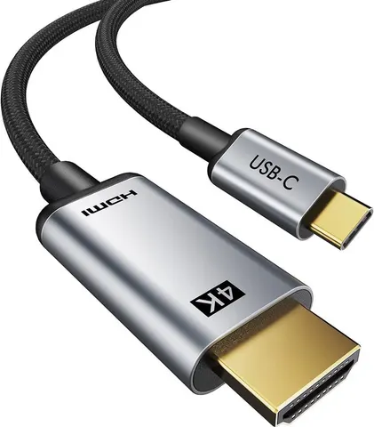CABLETIME καλώδιο USB-C σε HDMI CT-CMHD2, 4K/60Hz, 5m, μαύρο