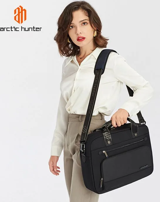ARCTIC HUNTER τσάντα ώμου GW00017 για laptop 15.6", 14.5L, μαύρη — εικόνα 2
