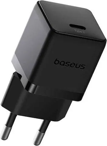 BASEUS Palm φορτιστής ΓΡΗΓΟΡΗΣ φόρτισης, 1 θύρα, 30W, ΜΑΥΡΟΣ