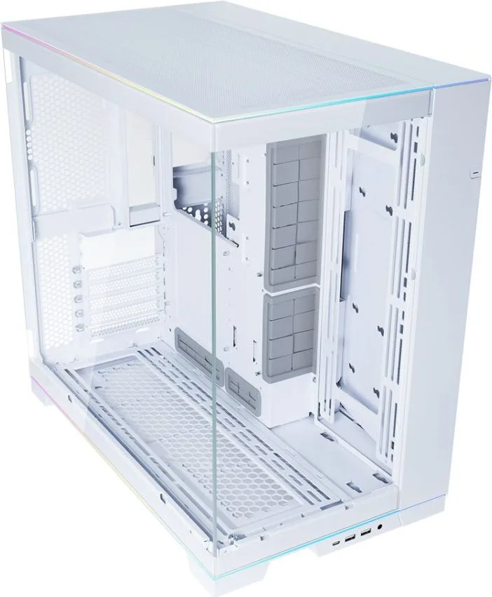 LIAN LI O11D EVO RGB White - White EATX(under 280mm)/ATX Columnless Tower PC Case — εικόνα 3