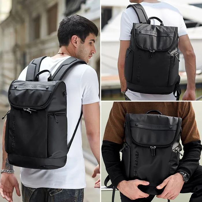 ARCTIC HUNTER τσάντα πλάτης B00465 με θήκη laptop 15.6", 25L, μαύρη — εικόνα 6