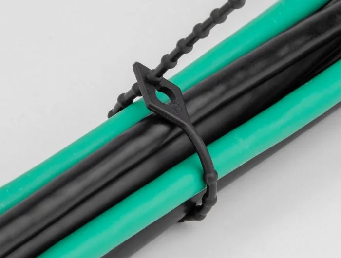 DELOCK reusable δεματικά καλωδίων 19568, 150x2.4mm, μαύρα, 100τμχ — εικόνα 2