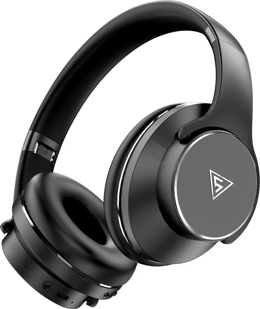 DOQAUS headphones DESIGN 1, ασύρματα & ενσύρματα, Φ40mm, 600mAh, μαύρα — εικόνα 4