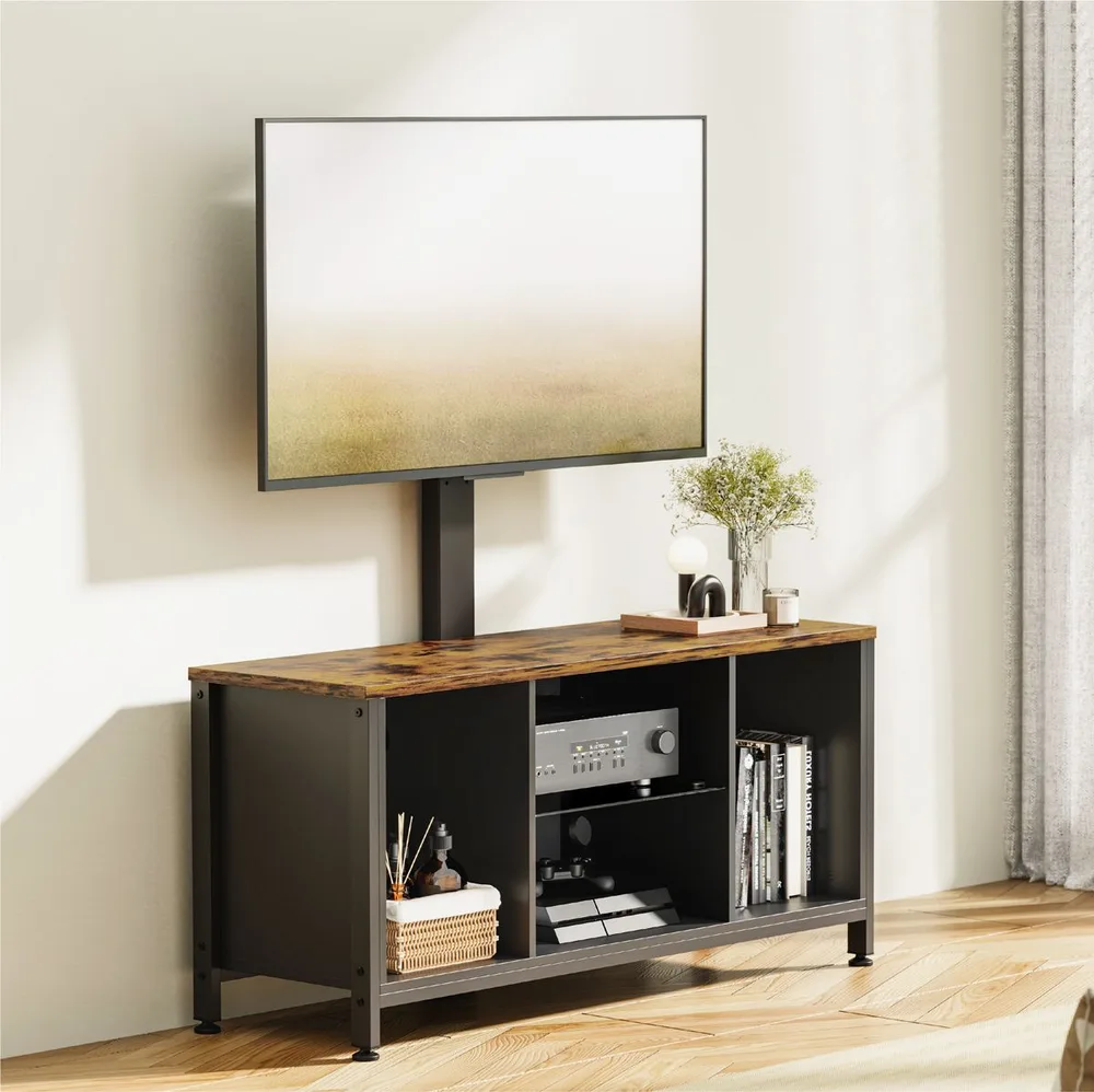 BRATECK έπιπλο τηλεόρασης με βάση WP2006ST-BR, 37-75", 115x38x131.3cm, καφέ — εικόνα 2