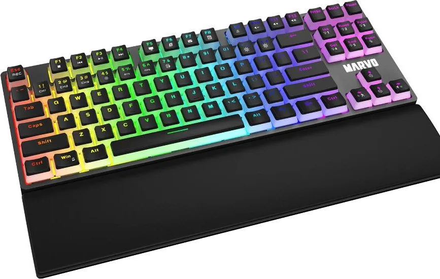 MARVO KG946 Gaming RGB μηχανικό πληκτρολόγιο, κόκκινοι διακόπτες — εικόνα 4