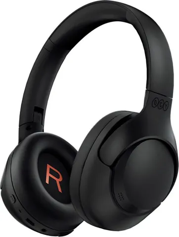 QCY H3 High-Res Headset Black w. Mic, Active Noise Canceling with 4 mode ANC 60h Multipoint