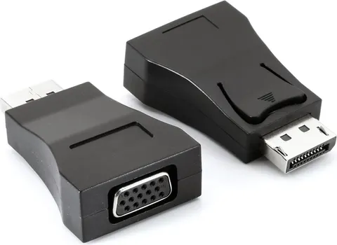 POWERTECH Αντάπτορας DisplayPort (M) σε VGA (F) CAB-DP035, μαύρο