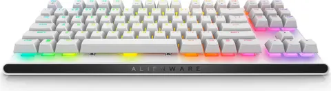 Dell Alienware AW420K Tenkeyless RGB Gaming Keyboard Wired USB White English US New Open Box
