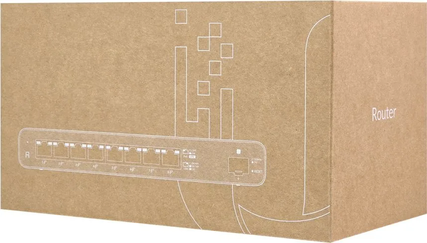 UBIQUITI router UISP-R, 8x Gigabit Ethernet Θύρες, 1000Mbps, PoE 30W — εικόνα 5
