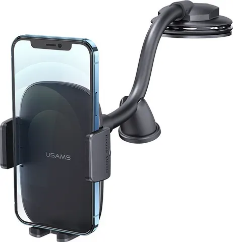 USAMS βάση smartphone αυτοκινήτου US-ZJ065 για ταμπλό/παρμπρίζ, μαύρη