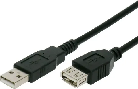 POWERTECH καλώδιο προέκτασης USB CAB-U013, 480Mbps, 5m, μαύρο