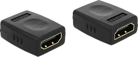 DELOCK αντάπτορας HDMI θηλυκό σε θηλυκό 65049, 4K/30Hz, μαύρος