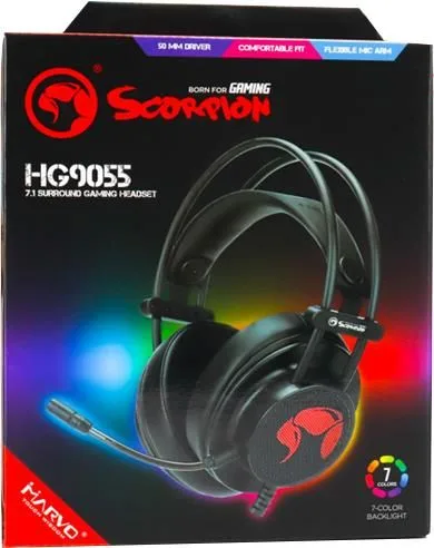 MARVO HG9055 ακουστικά 7.1 - USB2.0 Gaming — εικόνα 2