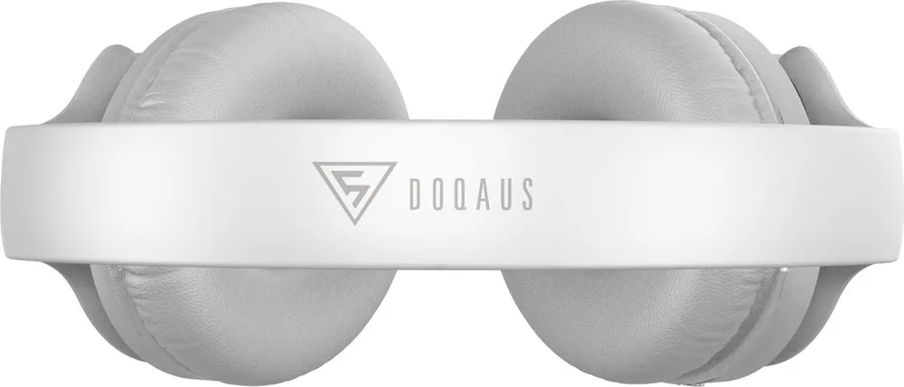 DOQAUS headphones DESIGN 1, ασύρματα & ενσύρματα, Φ40mm, 600mAh, γκρι — εικόνα 2