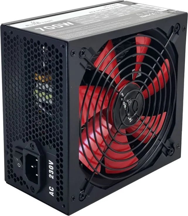 POWERTECH τροφοδοτικό για PC PT-1169, 700W, ATX, 140mm Fan — εικόνα 2