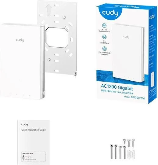 Cudy AP1300 Gigabit Access Point, τοίχου — εικόνα 4