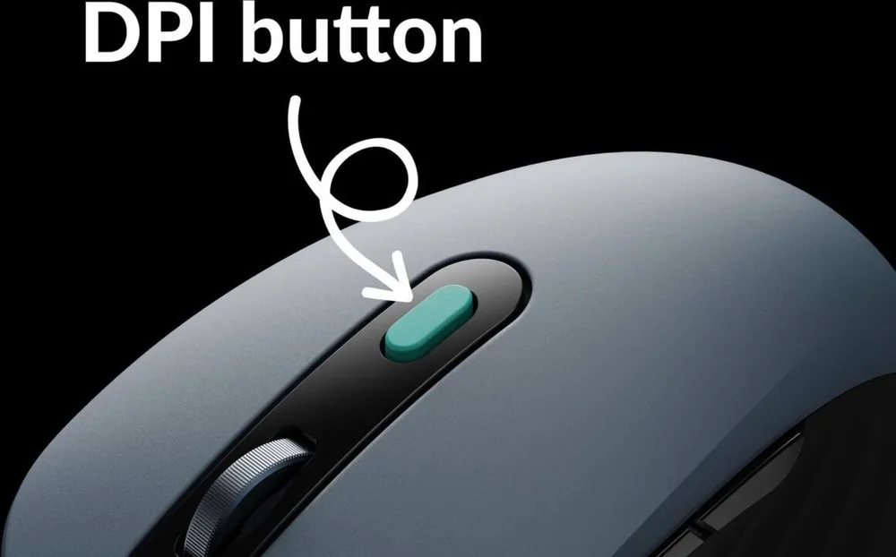Keychron BM25 (BM25-C61) Wireless Mouse 1K Polling Rate Space Gray — εικόνα 4