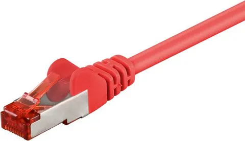 GOOBAY καλώδιο δικτύου 93214, CAT 6 S/FTP, copper, 250MHz, 0.25m, κόκκινο