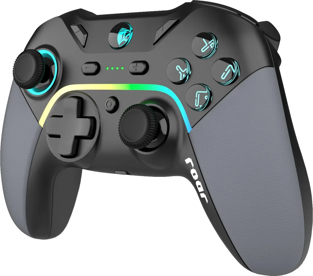 ROAR ασύρματο gamepad RR-0022, Switch/PC/iOS/Android, Bluetooth, μαύρο — εικόνα 5