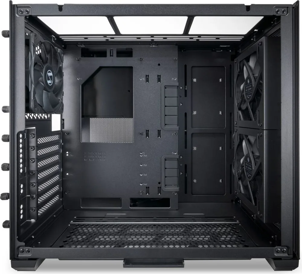 LIAN LI O11 AIR MINI Black PC Case ATX / M-ATX with 3 standard Fans (front 120mmx2, rear 120mmx1) Me — εικόνα 4