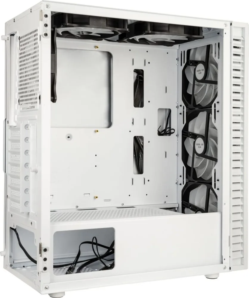 Kolink Observatory HF Mesh ARGB Midi Tower Case - White (with 6 ARGB fans - 3x140mm & 3x120mm ) — εικόνα 7