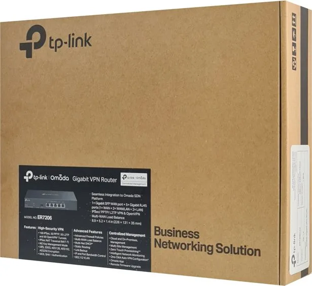 TP-LINK Gigabit VPN Router ER7206, 5x Gigabit & 1x SFP port, Ver. 1.0 — εικόνα 6
