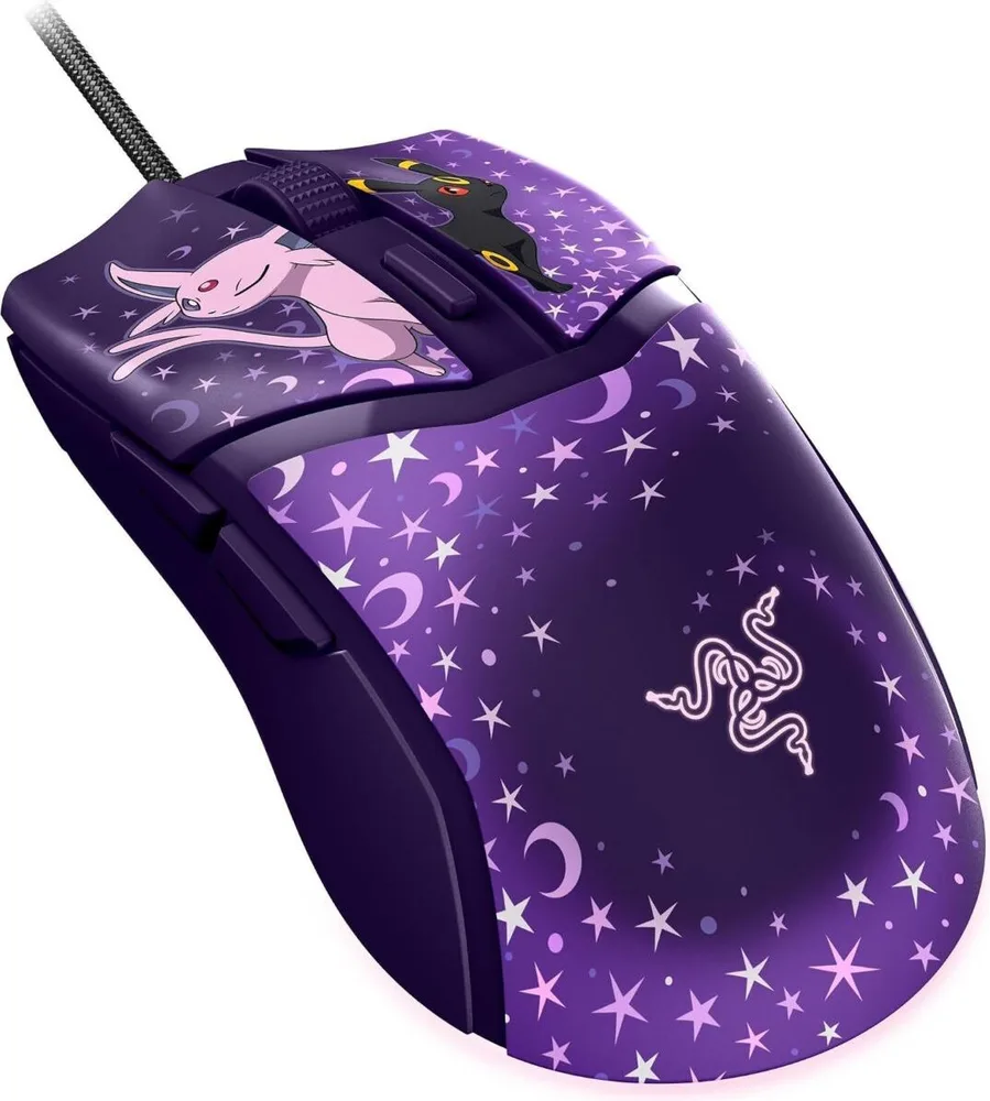 Razer COBRA - Pokemon Espeon/Umbreon Ed.- 58g Lightweight Gaming Mouse - RGB UNDERGLOW - 8500 DPI — εικόνα 2