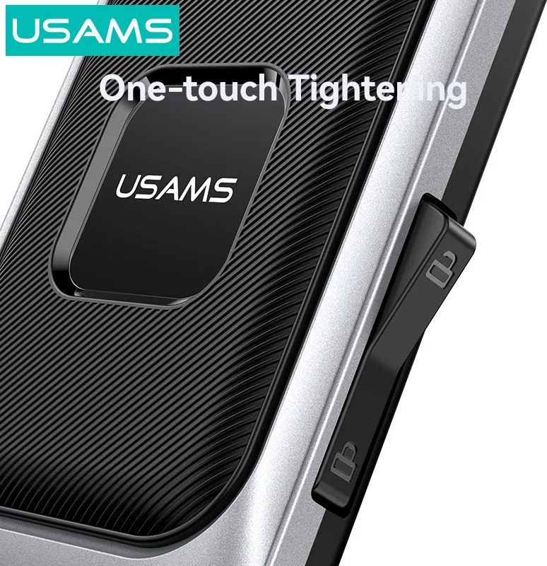 USAMS βάση ποδηλάτου για smartphone ZJ082, μαύρη — εικόνα 4