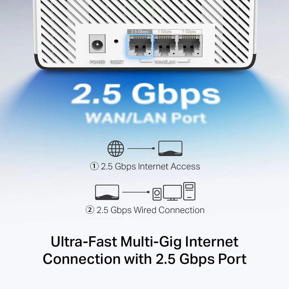 MERCUSYS Whole Home Mesh Wi-Fi 7 System Halo H27BE, 3.6Gbps Dual Band, 3τμχ, V.1.0 — εικόνα 5