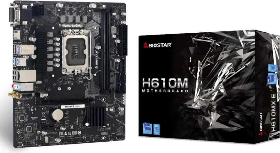 BIOSTAR μητρική H610MX-E, 2x DDR4, s1700, USB 3.2, uATX, GbE, Ver. 6.0 — εικόνα 4