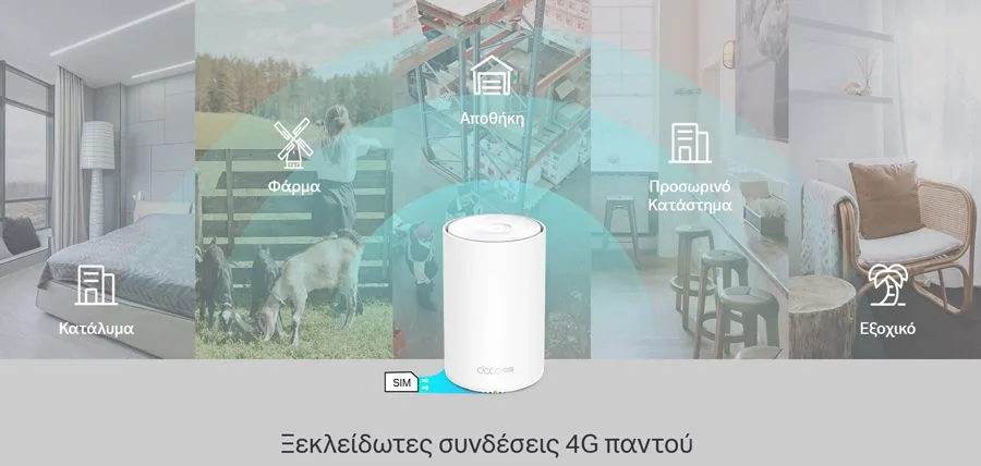 TP-LINK Whole Home Mesh WiFi 6 Deco X20-4G, 4G+ Cat6 AX1800, Ver. 1.0 — εικόνα 6