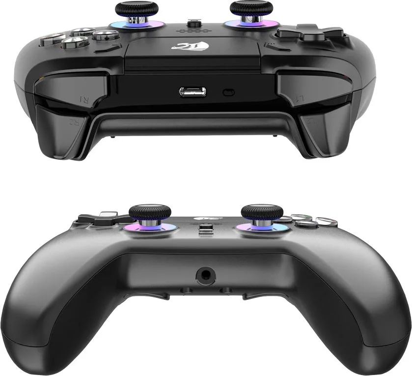 ROAR ασύρματο gamepad RR-0023, Switch/PS4/PC/iOS/Android, Bluetooth, μαύρο — εικόνα 3