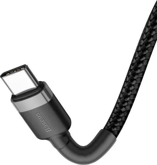 BASEUS Cafule καλώδιο φόρτισης, PD 2.0 Type-C, 3A, 60W, 1M, γκρι, μαύρο — εικόνα 2