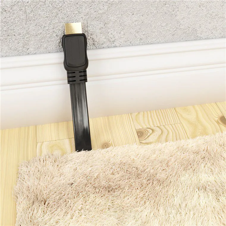 GOOBAY καλώδιο HDMI 77134 με Ethernet, flat, 8K/60Hz, 48 Gbps, 1.5m, μαύρο — εικόνα 3