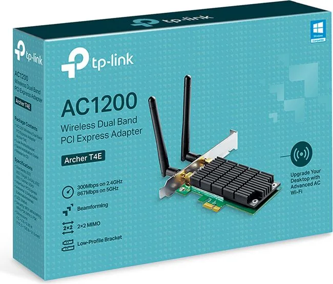 TP-LINK Wireless PCI Express Adapter ARCHER T4E, Dual Band, Ver. 1.0 — εικόνα 6