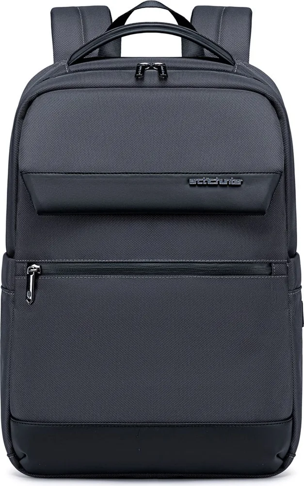 ARCTIC HUNTER τσάντα πλάτης B00671 με θήκη laptop 15.6", 16L, γκρι — εικόνα 4