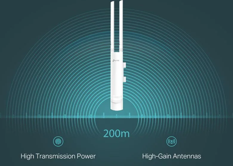 TP-LINK Wireless N Outdoor Access Point EAP110-OUTDOOR 300Mbps, Ver. 3.0 — εικόνα 2