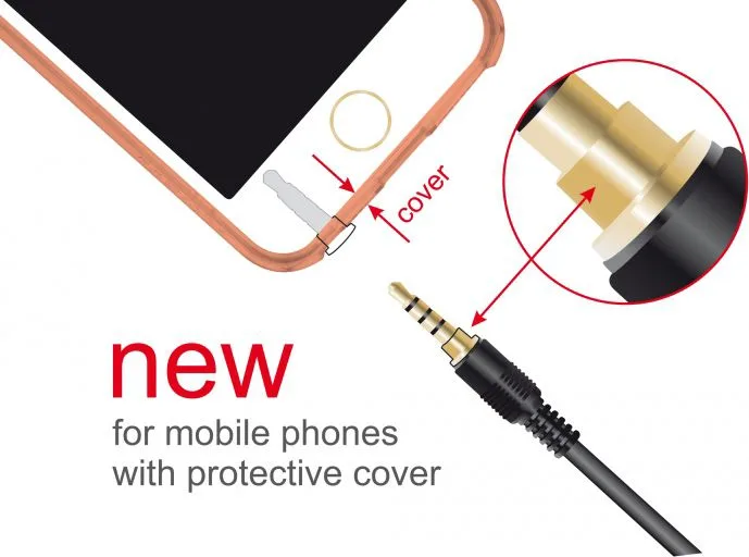 DELOCK καλώδιο 3.5mm 85613, γωνιακό, 24AWG, gold plated, 2m, μαύρο — εικόνα 2