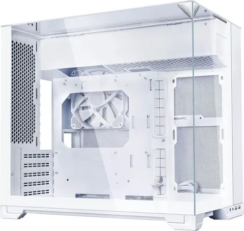 LIAN LI O11 Vision-M White - Micro-ATX / Mini-ITX - w/ 140mm Fan - 360mm AIO Support - PC Case
