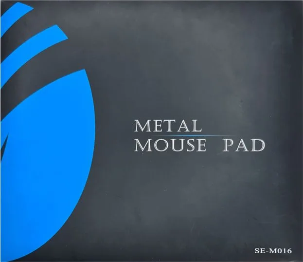 CABLETIME μεταλλικό mouse pad CT-MP24-AS, 246x202x2mm, ασημί & μαύρο — εικόνα 4