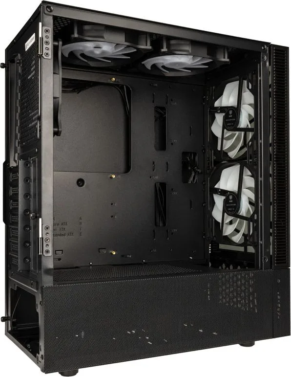 Kolink Observatory MX Glass ARGB Midi Tower Case - Black (with 5 ARGB fans - 2x140mm & 3x120mm) — εικόνα 4