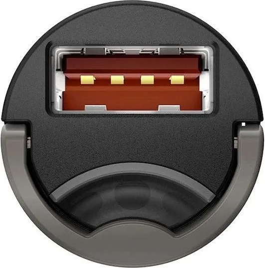 BASEUS Tiny Star Mini, φορτιστής ΑΥΤΟΚΙΝΗΤΟΥ ΓΡΗΓΟΡΗΣ φόρτισης, 1 θύρα, 30W, γκρι — εικόνα 2