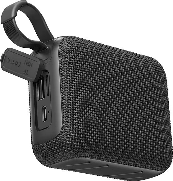 USAMS φορητό ηχείο YX015, 5W, Bluetooth, 1200mAh, μαύρο — εικόνα 8