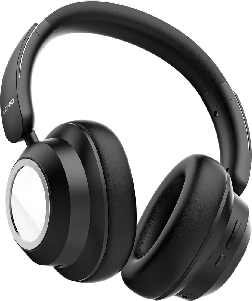 LDNIO headphones H01, ασύρματα & ενσύρματα, 40mm, 1000mAh, ANC, μαύρα — εικόνα 7