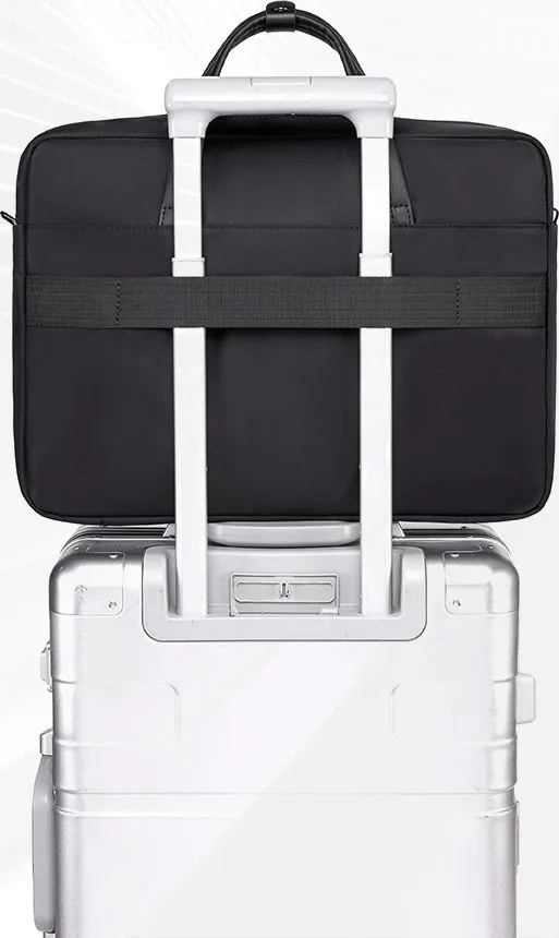 ARCTIC HUNTER τσάντα ώμου GWB00849 με θήκη laptop 15.6", 14L, μαύρη — εικόνα 5