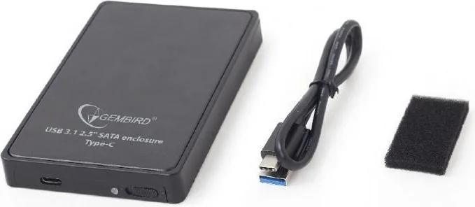 GEMBIRD ΘΗΚΗ USB 3.1 2.5 enclosure, Type-C — εικόνα 2