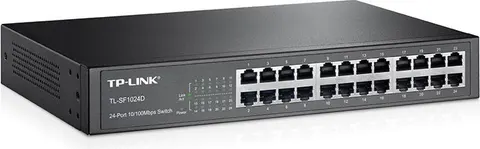 TP-LINK Desktop Switch TL-TL-SF1024D, 10/100Mbps, 24 Θύρες, Ver. 3.0