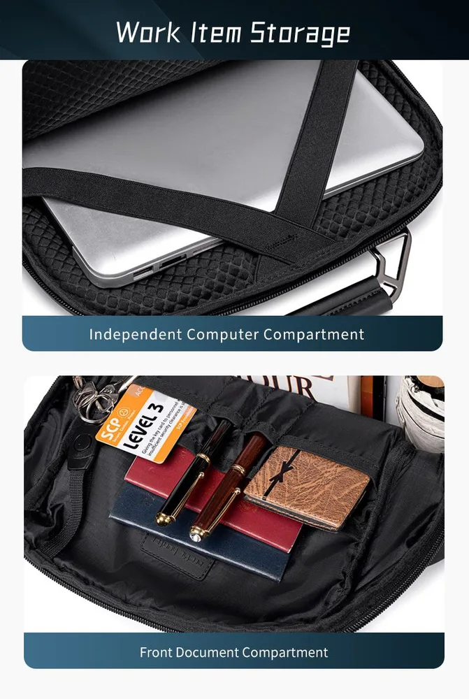ARCTIC HUNTER τσάντα πλάτης B00915 με θήκη laptop 15.6", USB, 20L, μαύρη — εικόνα 4