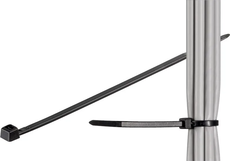 GOOBAY δεματικά καλωδίων 17068, 100x2.5mm, μαύρα, 100τμχ — εικόνα 2