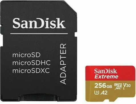 SanDisk Ultra microSDXC 256GB Class 10 U1 A1 UHS-I με αντάπτορα